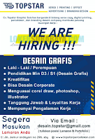Lowongan Kerja di CV. Topstar Graphic Solution Surabaya 2019