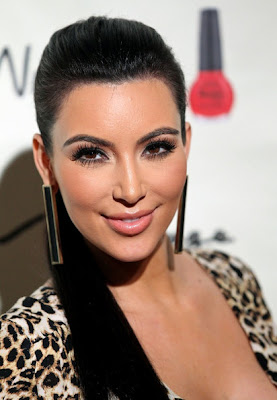 Kim Kardashian Gold Dangle Earrings - Kardashian Style