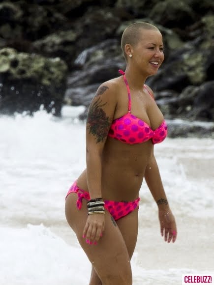 amber rose barbados. Amber Rose enjoyed some