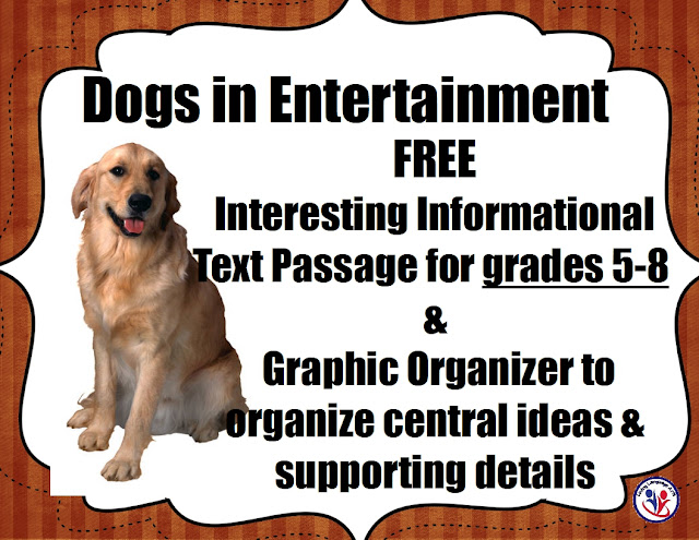 https://www.teacherspayteachers.com/Product/Dogs-in-Entertainment-Informational-Text-Graphic-Organizer-for-Central-Ideas-3125941