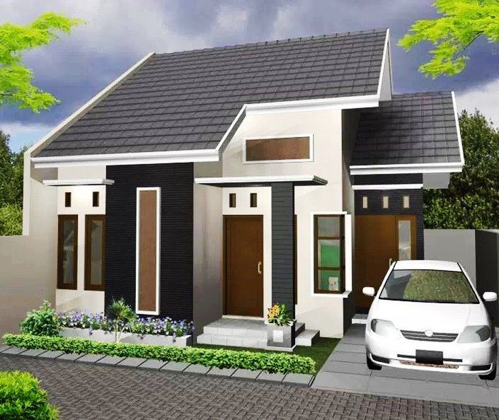 Fasad Rumah Minimalis 1 Lantai Model Rumah Minimalis 2020