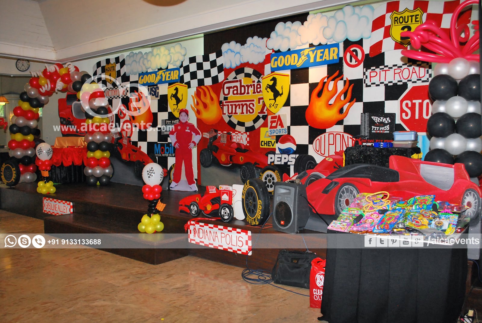 aicaevents Car  Themed  Birthday  party 