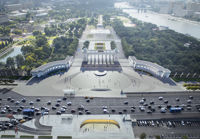 Gorky Park entrance square 3D visualization | Archirost blog