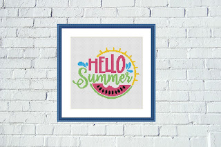 Hello Summer cross stitch - Tango Stitch