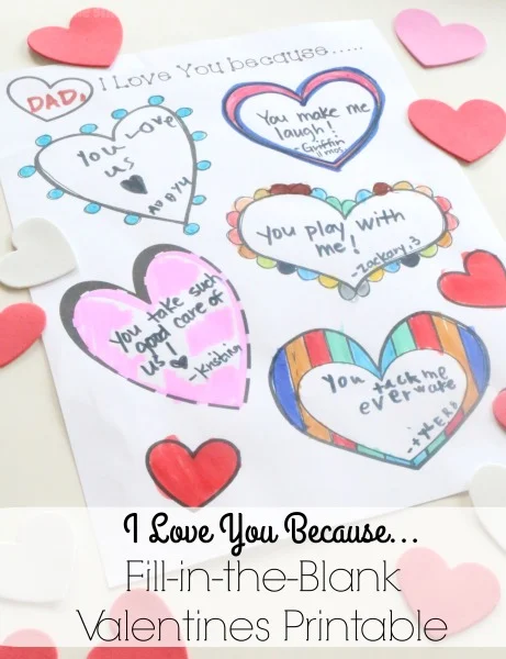 printable valentine's day letter