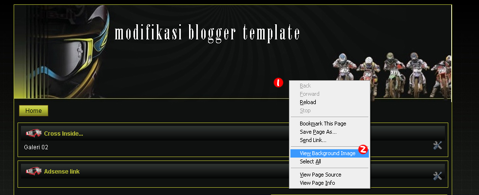blogger header, modifikasi header, header blogger, modifikasi blogger