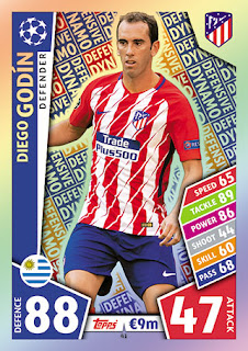 Topps Match Attax UEFA Champions League 2017-2018 Club Atlético de Madrid Set