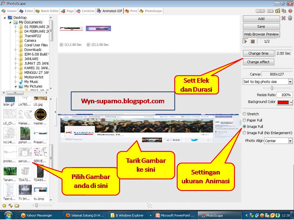  cara  membuat  program komputer  Cara  membuat  animasi  GIF 