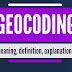 Geocoding