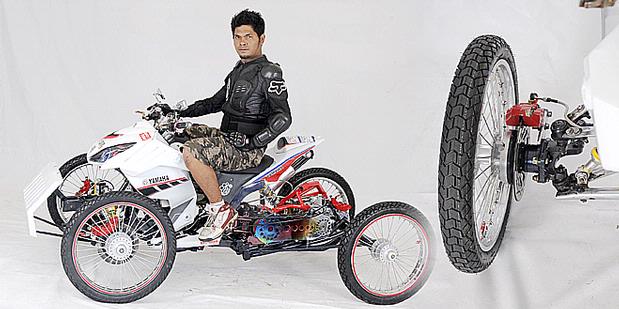 Modification Yamaha Mio ATV Style Concept