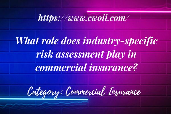 What role does industry-specific risk assessment play in commercial insurance?