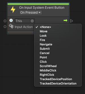 On Input System Event Button