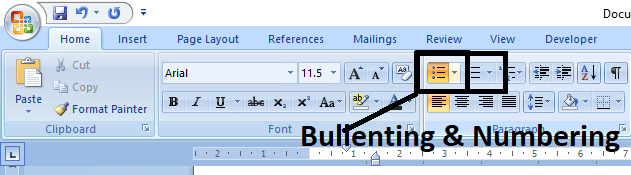 Paragraph Group In MS Word