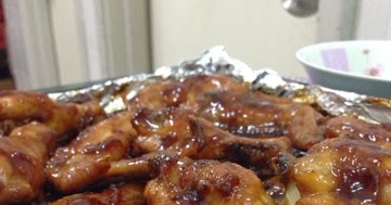 Pda Jawe Dot Com: [Resepi] Sticky Caramel Chicken Wings Yg 