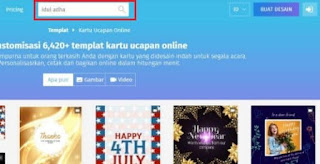 membuat kartu ucapan idul adha terbaru 2021