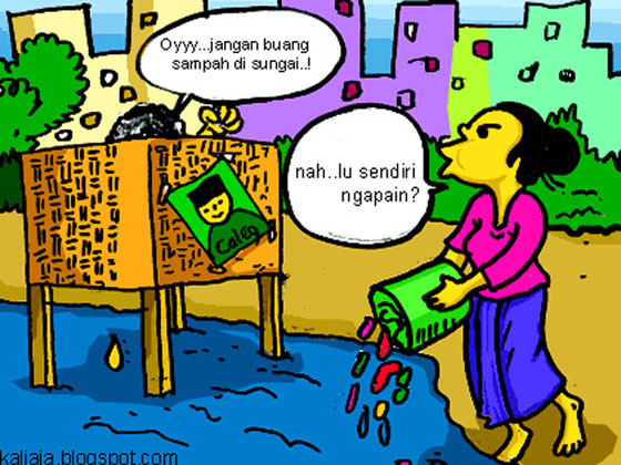 J MEMBUANG  SAMPAH  SEMBARANGAN ADALAH BUDAYA