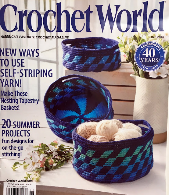 Floss & Fleece: Crochet World Summer 2018 Cover