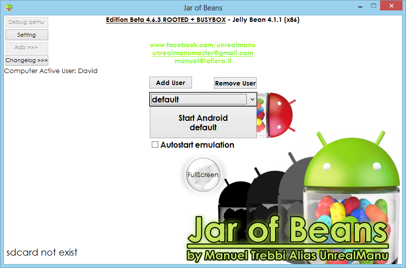 Android Emulator for pc