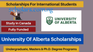 Canadian university University of Alberta offers international scholarships.