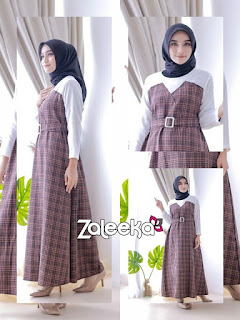 Adelia Dress - Gamis Terbaru Surabaya