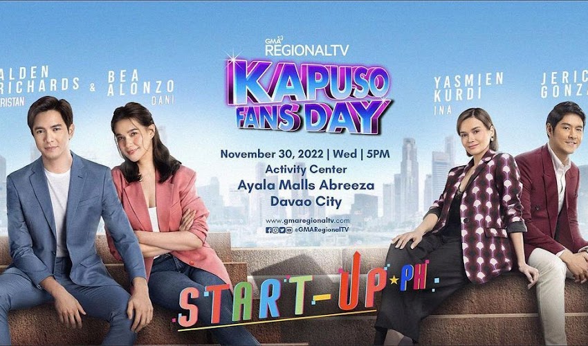 Start-Up PH treats Dabawenyos to Kapuso Fans Day this November 30