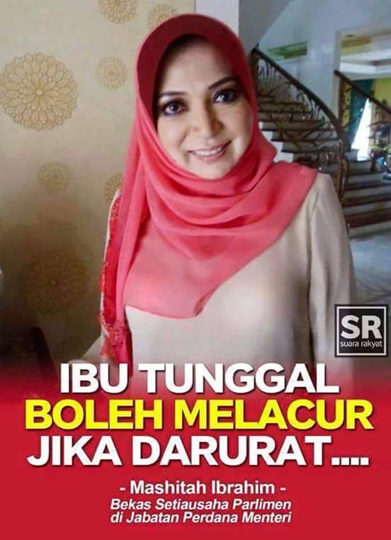 Dr. Mashitah Ibrahim: Ibu tunggal boleh jual badan jika 