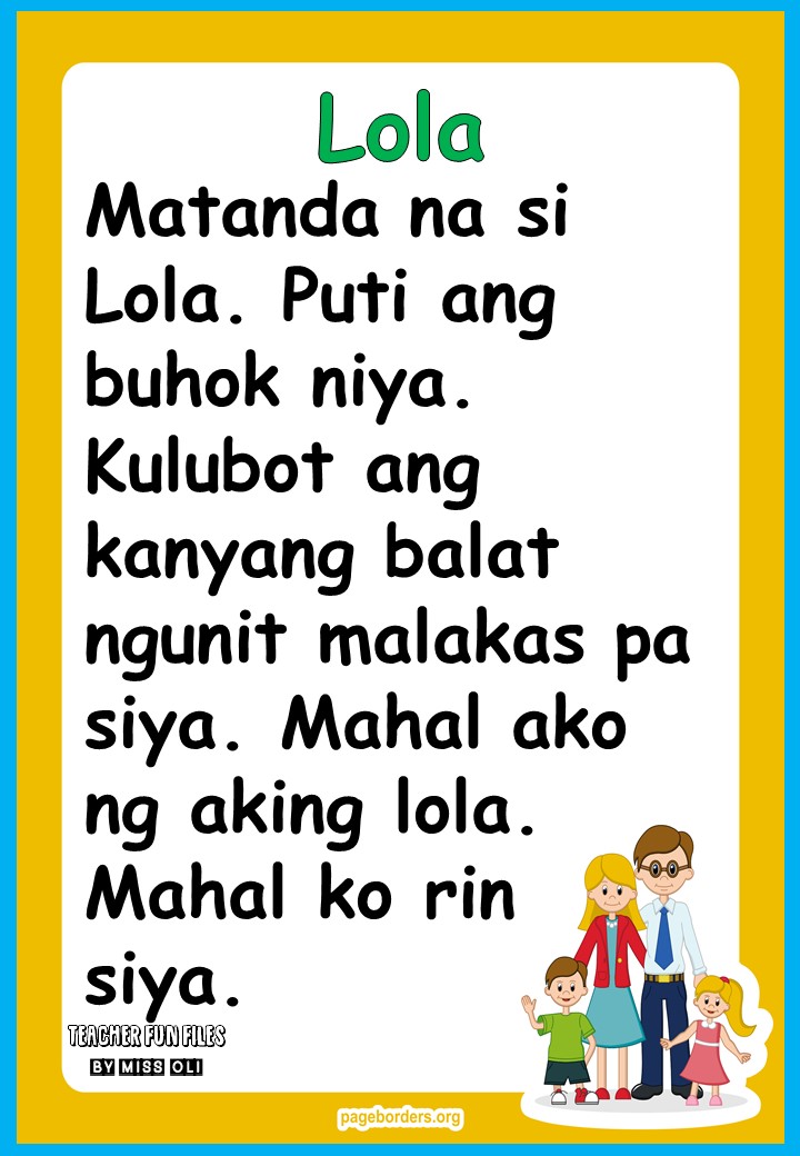 teacher fun files filipino reading materials for kindergarten