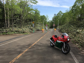 オコタンペ湖,北海道三大秘湖,千歳市,DUCATIMHR,行き止まり