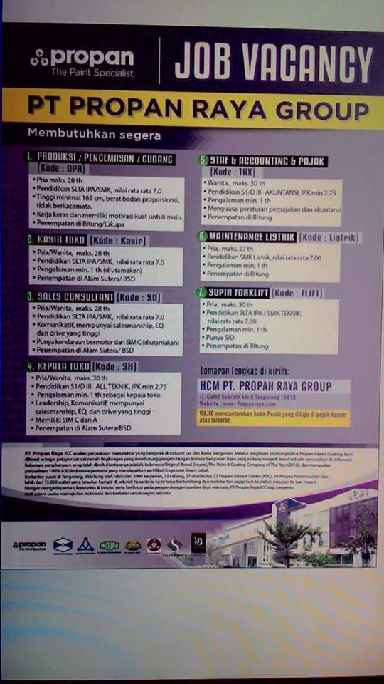 Ide Populer Propan Raya ICC