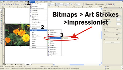 impressionist coreldraw