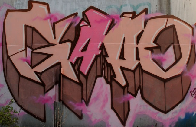 Graffiti Schrift October 2010