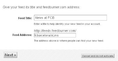 FeedBurner 4