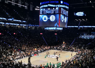 Partido de los play off de la NBA en el Barclays Center de Brooklyn. Brooklyn Nets-Boston Celtics.