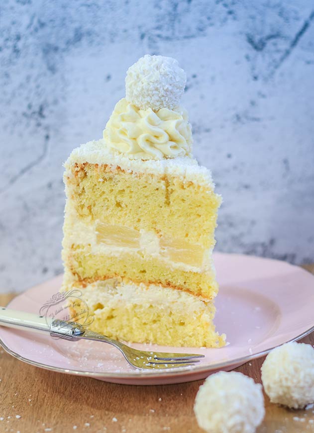 layer cake ananas noix de coco