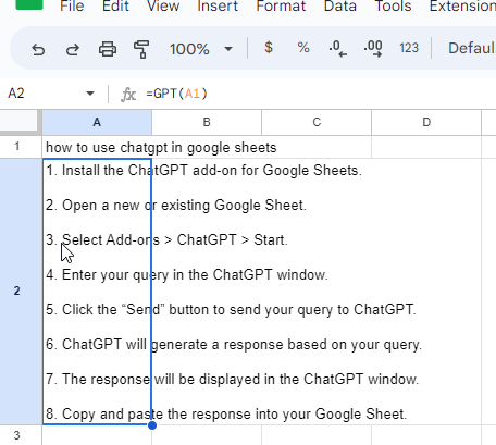 Cara Install ChatGPT Online Di Google Docs dan Google Sheets