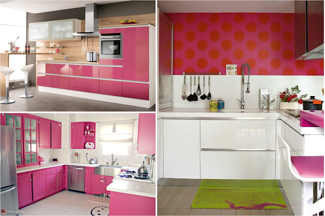 Top 20 Pink Kitchens