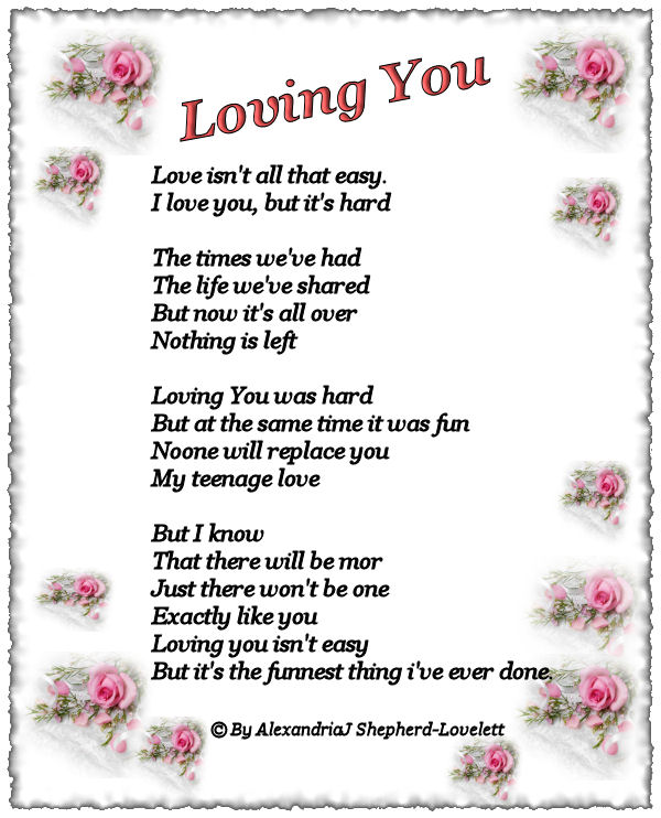 i love you quotes for teenagers. Loving You