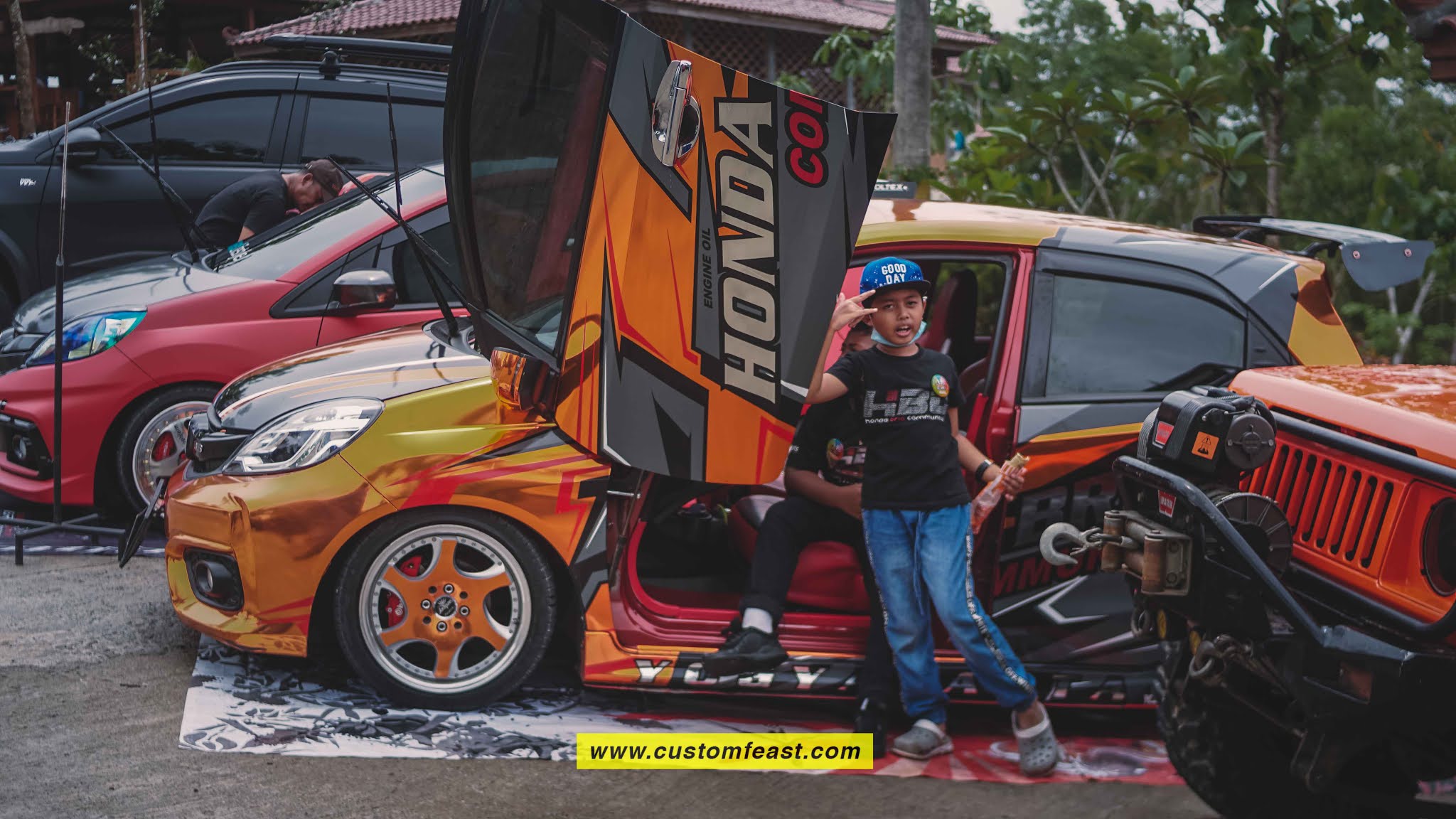 honda brio modif