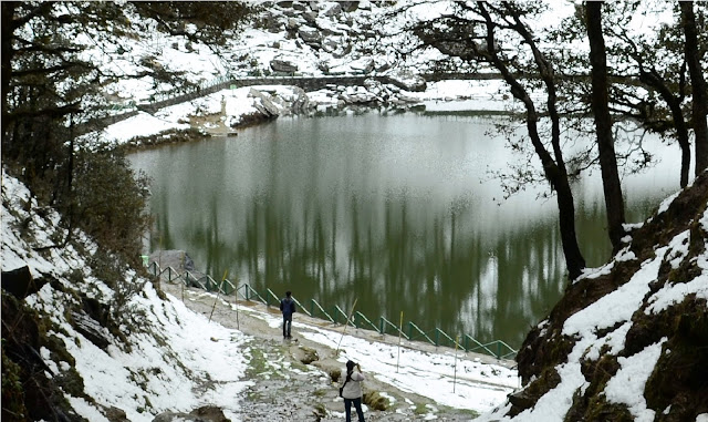 Tirthan Valley snow lake
