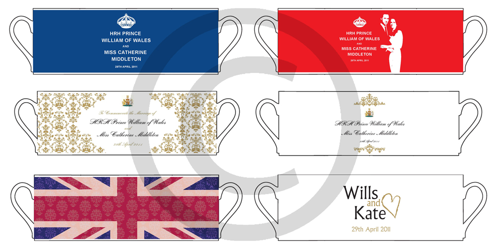 royal wedding mug design. royal wedding mug designs