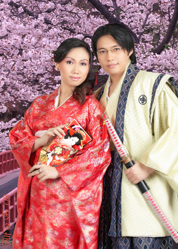 Japanese weddings are celebrated as an integration of modern and traditional