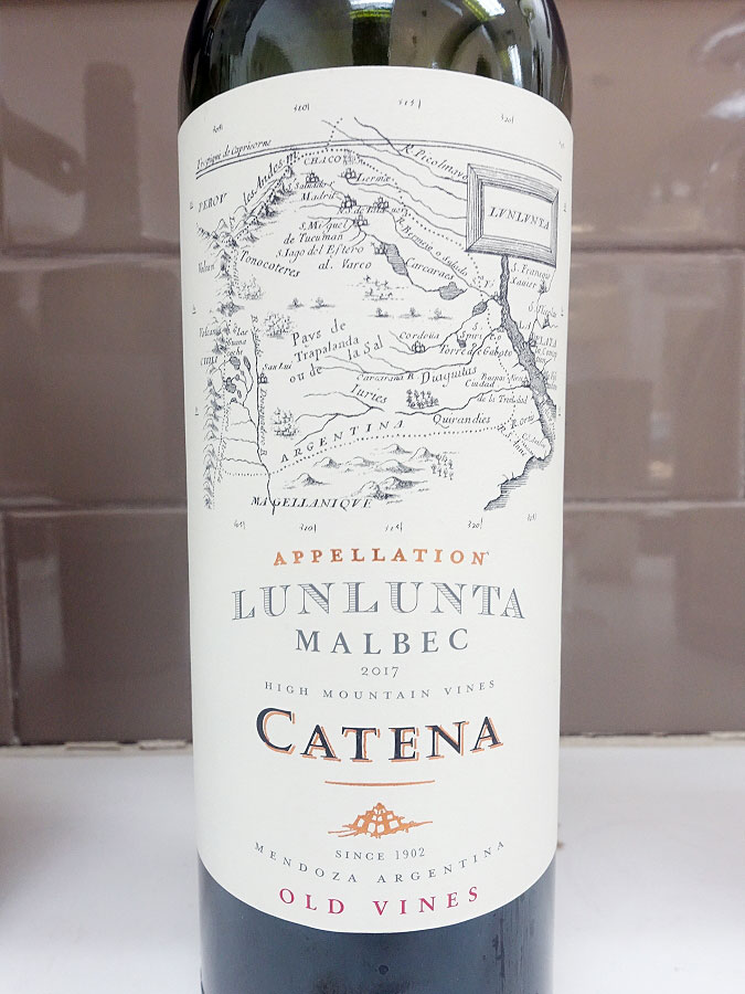 Catena Lunlunta Old Vines Appellation Malbec 2017 (91 pts)