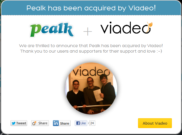 Viadeo Acquires Pealk