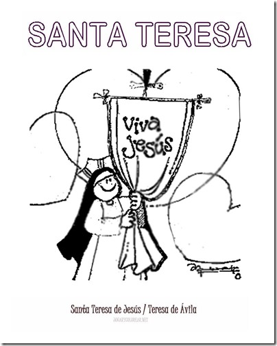 SANTA TERESA COLOREAR 3 1