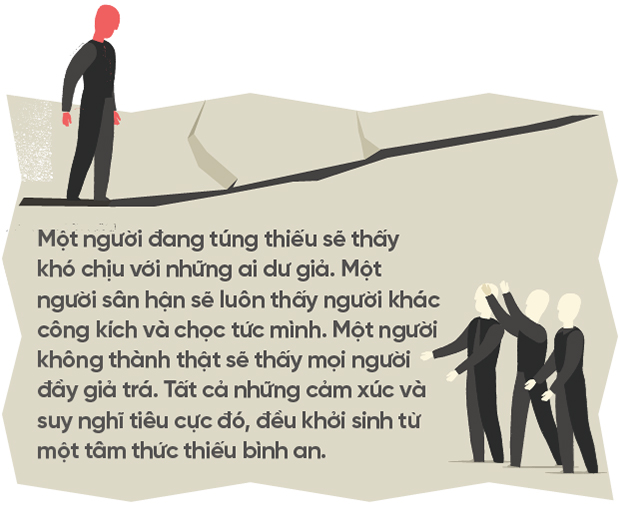 Đừng chỉ nghĩ theo chiều hướng an ủi mình, bạn đang viện lý do để an ủi con tim tan vỡ của mình.