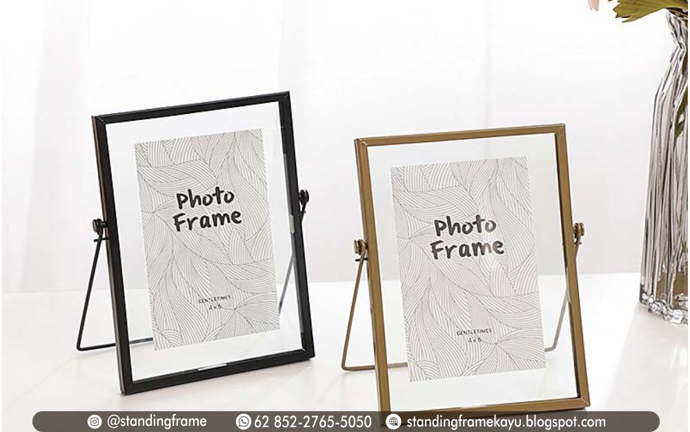 Ternyata Ini List Macam Macam Ukuran Bingkai Foto | Standing Frame Kayu