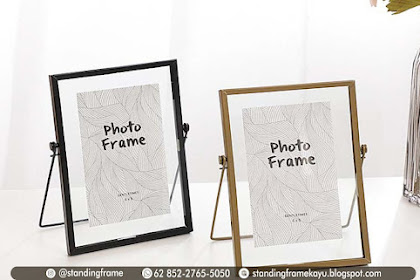 Ternyata Ini List Macam Macam Ukuran Bingkai Foto | Standing Frame Kayu