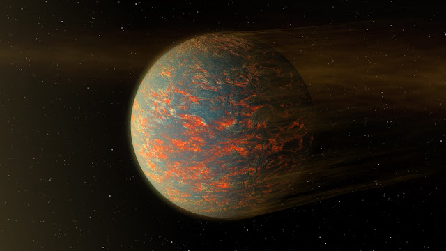 Hot-Lava World: Exoplanet 55 Cancri e