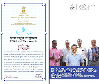Water award citation