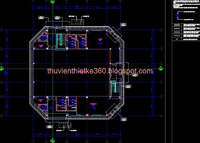 Bản vẽ cad (full kiến trúc kết cấu M&E) trường học liên cấp